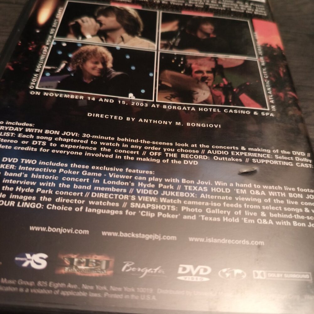 BON JOVI THIS LEFT FEELS RIGHT LIVE 2 DVD SET - Picture 3 of 3